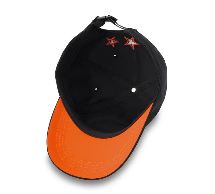 Cappellino regolabile da donna Three Stars Bar & Shield - Harley Black