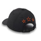 Cappellino regolabile da donna Three Stars Bar & Shield - Harley Black