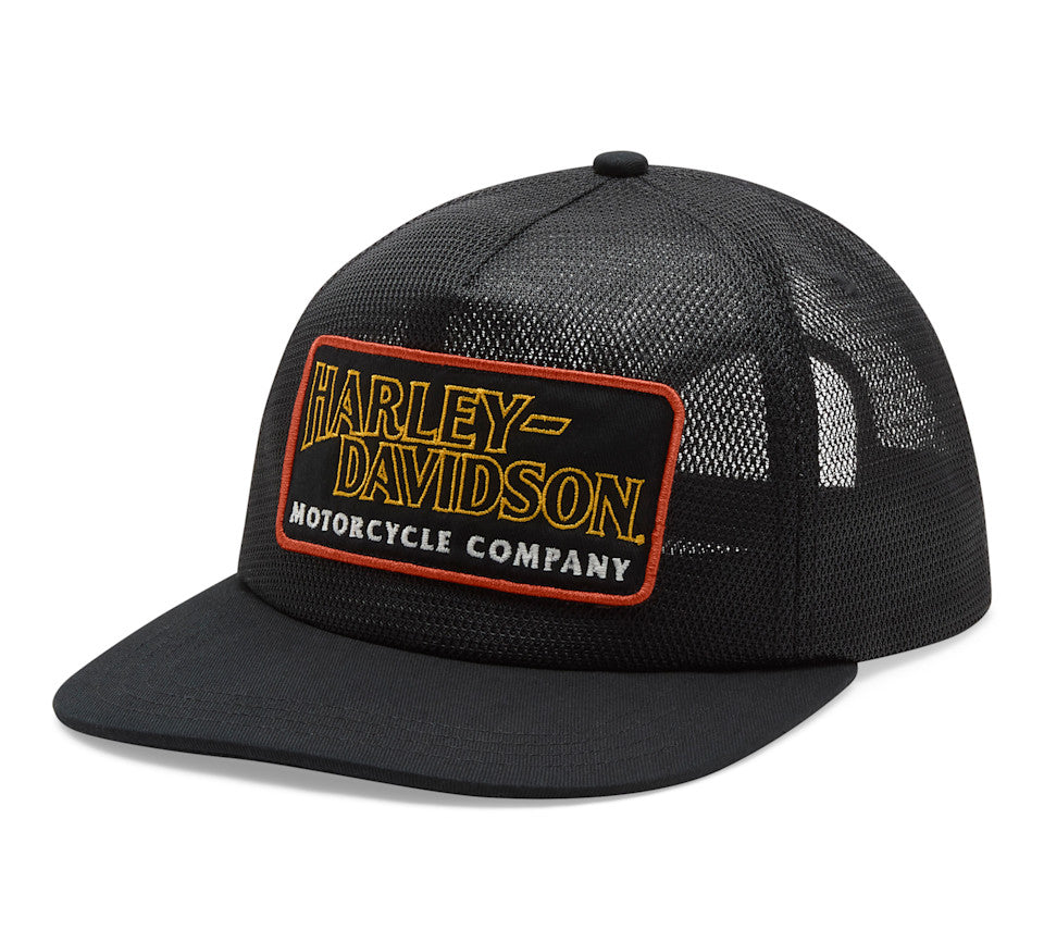 Cappellino da camionista vintage da uomo completamente in rete