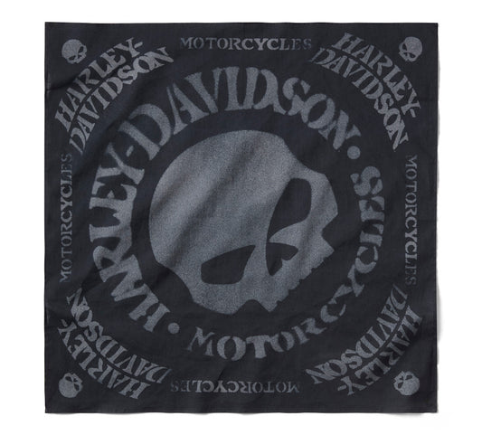 Bandana Willie G Skull