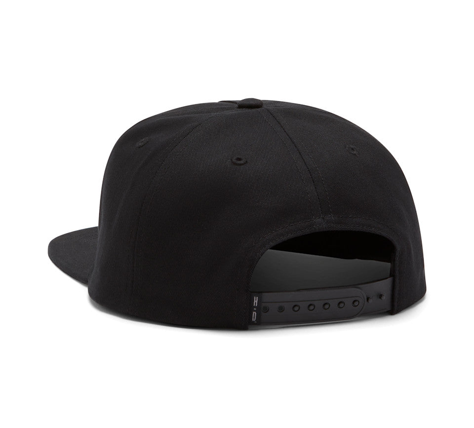 Cappellino da uomo con visiera ribaltabile e catena in stile chopper