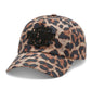 Cappellino da donna HD American Classic con stampa leopardata e cinturino regolabile