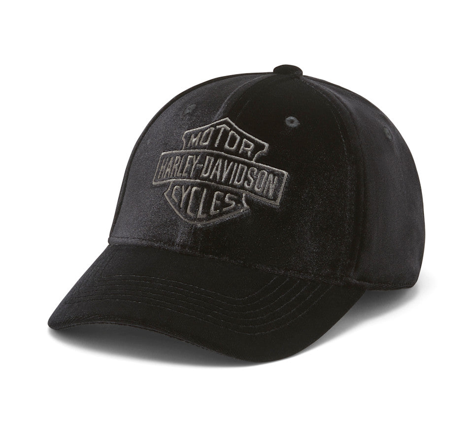 Cappellino da baseball in velluto