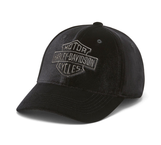 Cappellino da baseball in velluto