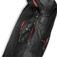 Giacca in pelle da uomo impermeabile Vanocker H-D con Triple Vent System