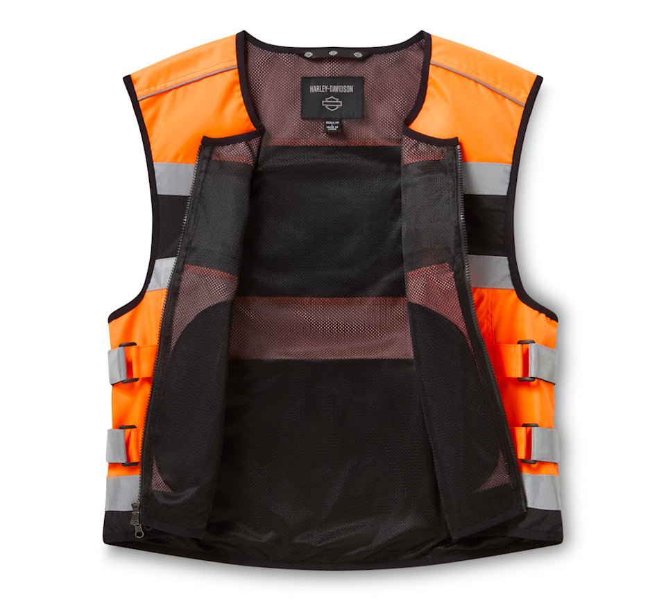 Gilet Hi-Vis H-D da uomo - Hi Vis Orange