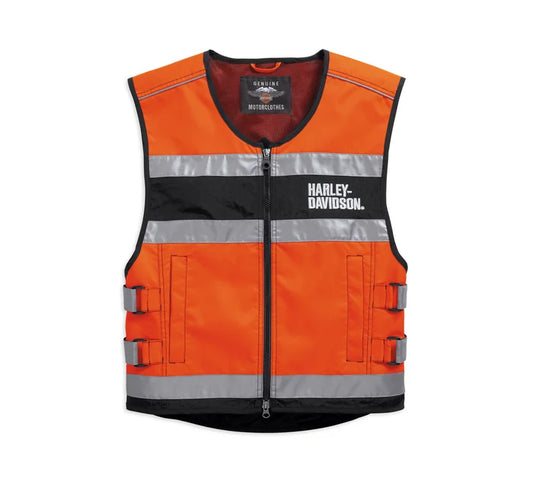 Gilet riflettente ad alta visibilità certificato CE da uomo