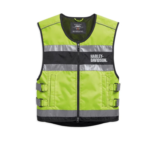Gilet riflettente ad alta visibilità certificato CE da uomo