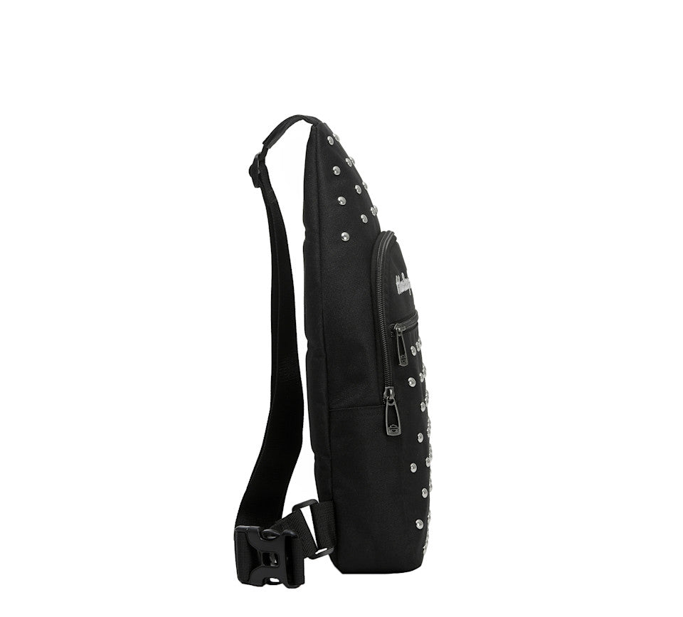 Borsa a tracolla Moonshadow con borchie