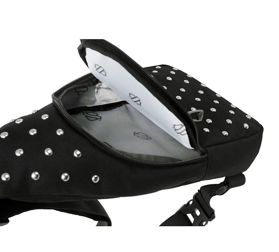 Borsa a tracolla Moonshadow con borchie