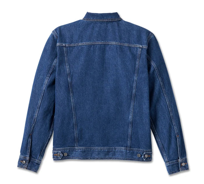 Giacca in denim Harley-Davidson da uomo - Denim lavaggio medio