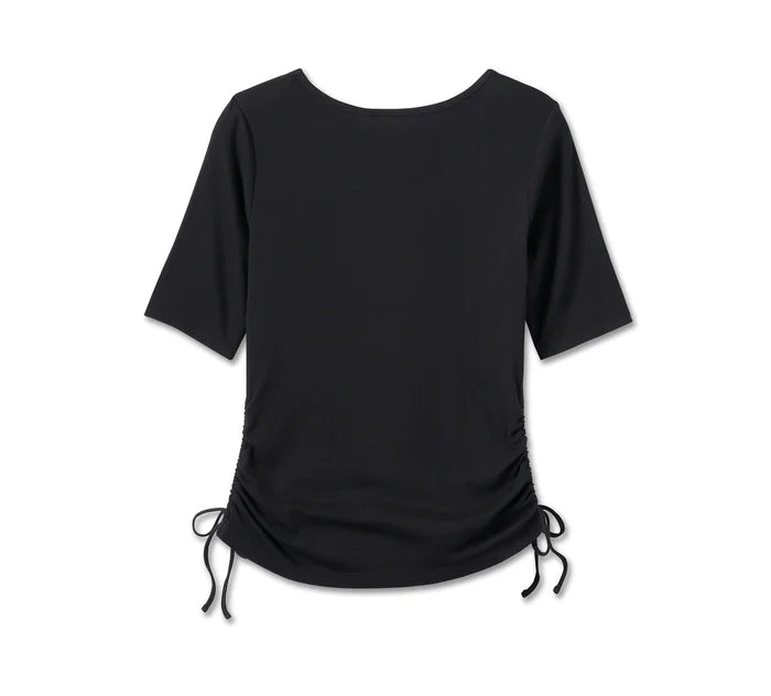 Willie G Skull Tie Knit Top da donna