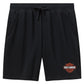 Pantaloncini Harley-Davidson Essential Bar & Shield in pile nero