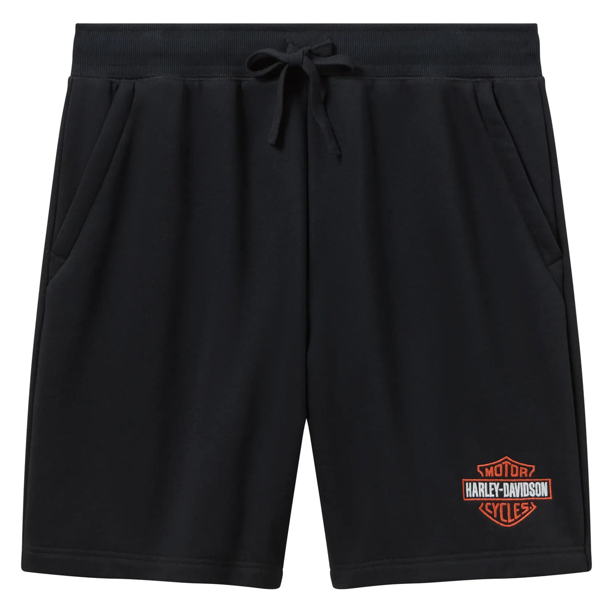 Pantaloncini Harley-Davidson Essential Bar & Shield in pile nero