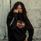 Maglia da donna H-D Essential in pile con collo a imbuto