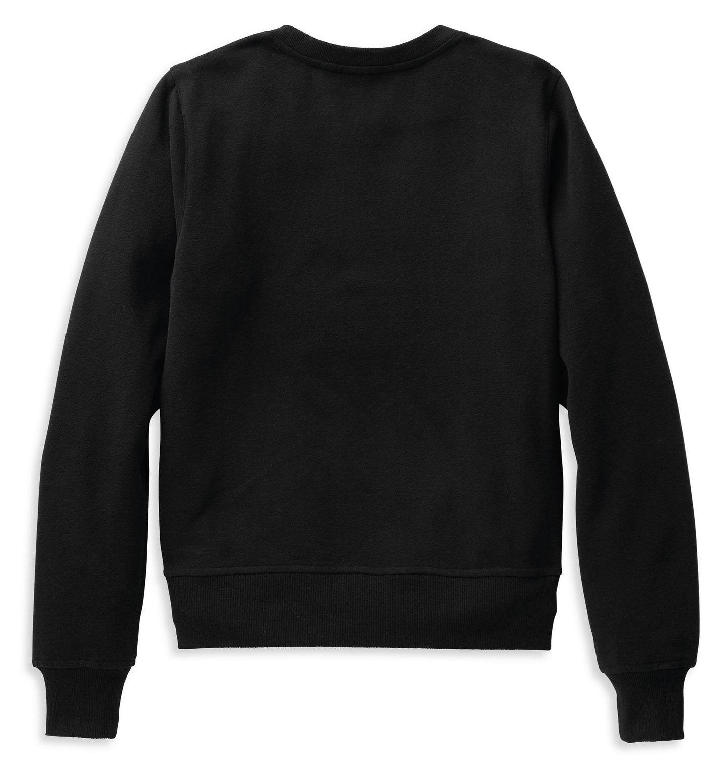 Felpa da donna Harley-Davidson Essence Appliqué Crewneck nera