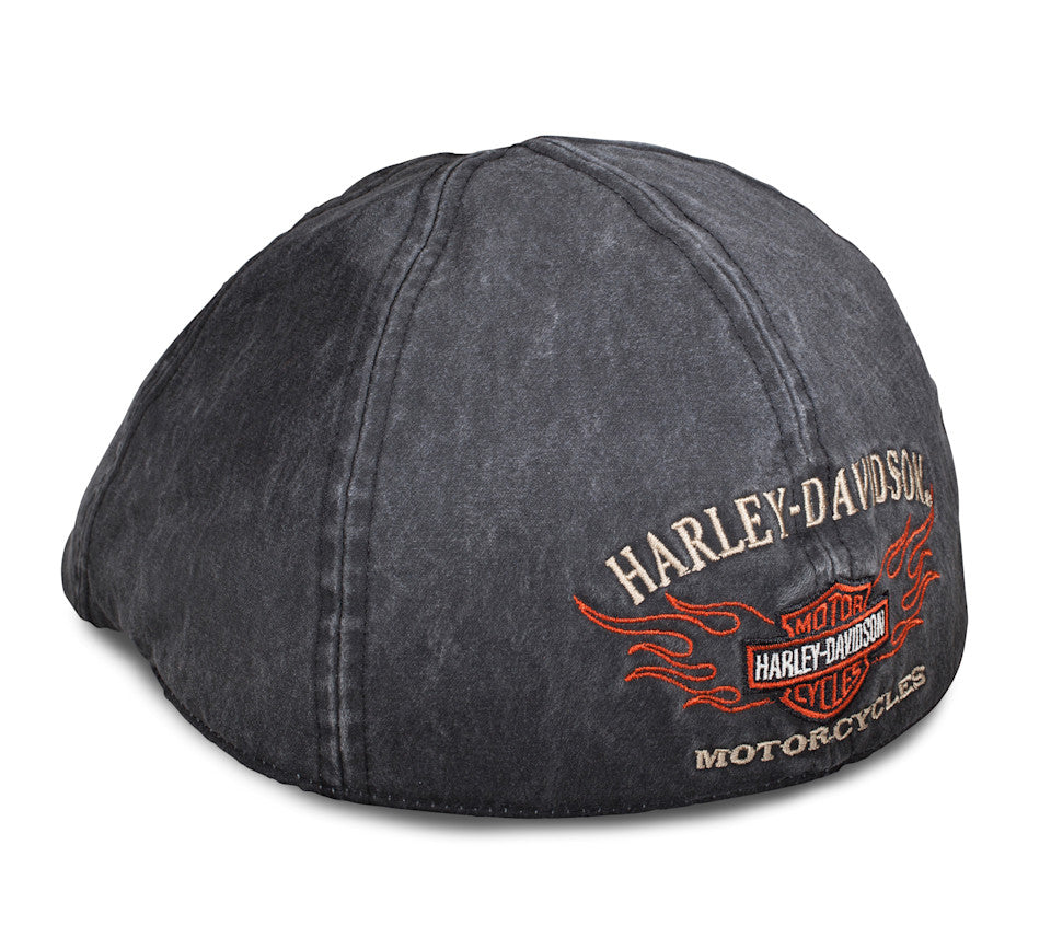 Cappello Ivy con grafica a fiamma
