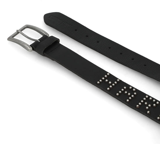 Cintura con logo HD e borchie a cupola Harley-Davidson® da donna | Nero