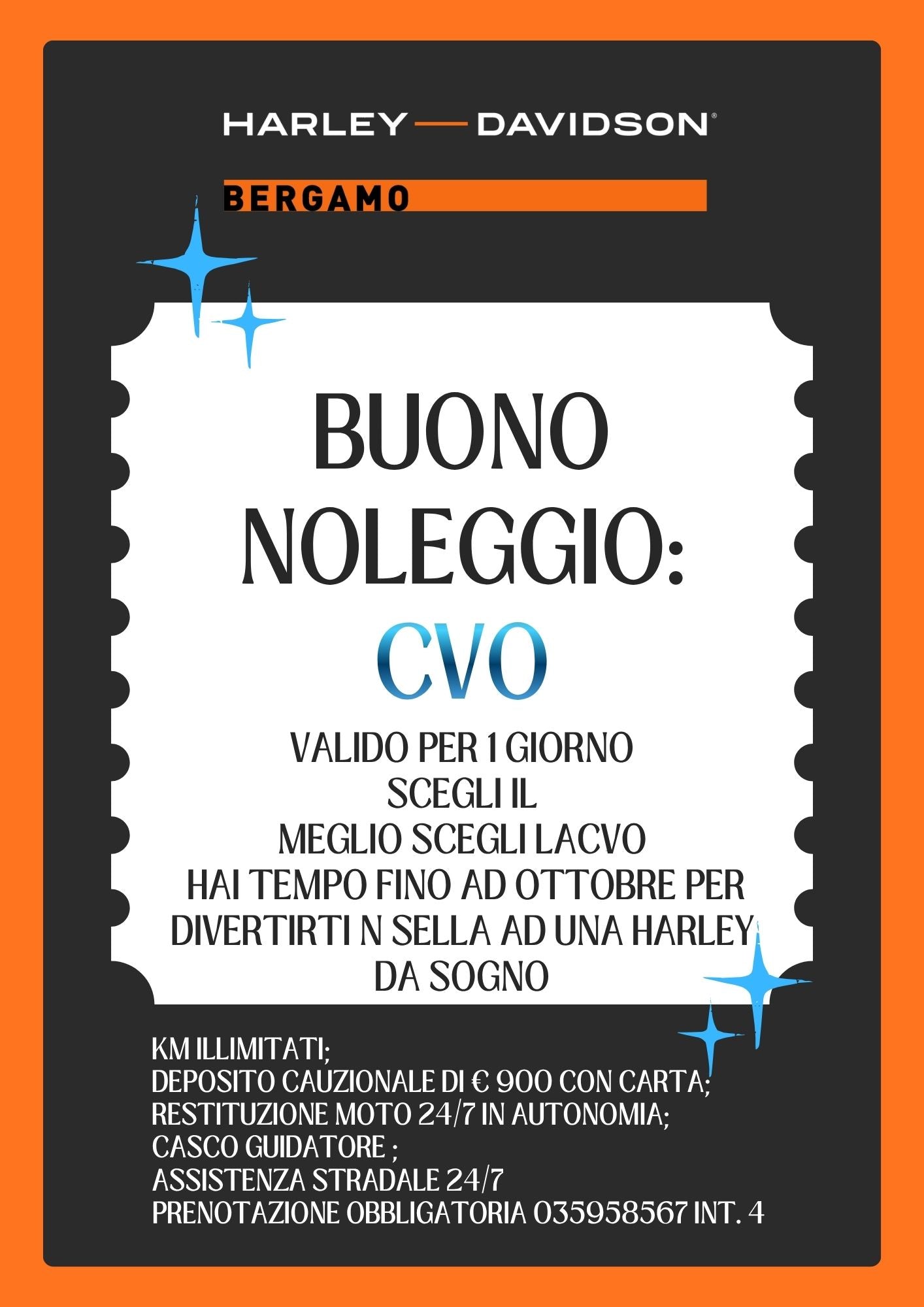 BUONO PER NOLEGGIO CVO