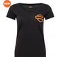 T-SHIRT DONNA OPEN B&S ON BLACK