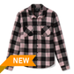 Camicia a maniche lunghe da donna H-D Standard Buffalo rosa e nero
