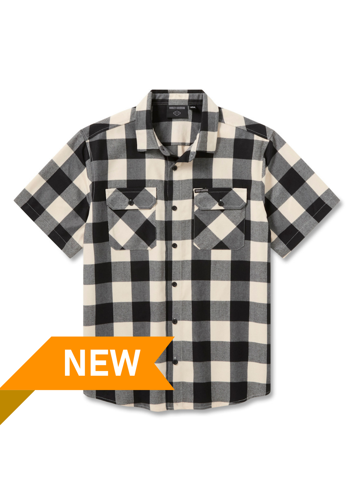 Camicia a quadri H-D® Standard Birch & Black