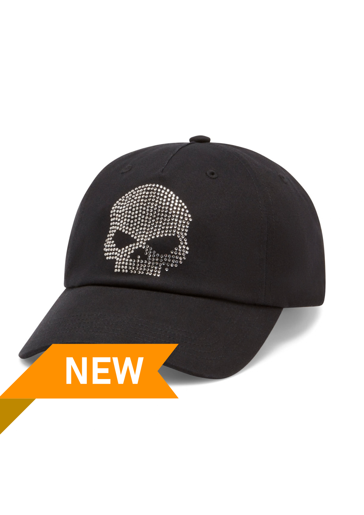 Cappellino da donna Willie G Bling Skull con cinturino regolabile