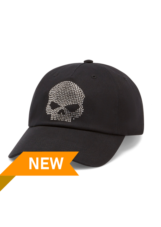 Cappellino da donna Willie G Bling Skull con cinturino regolabile