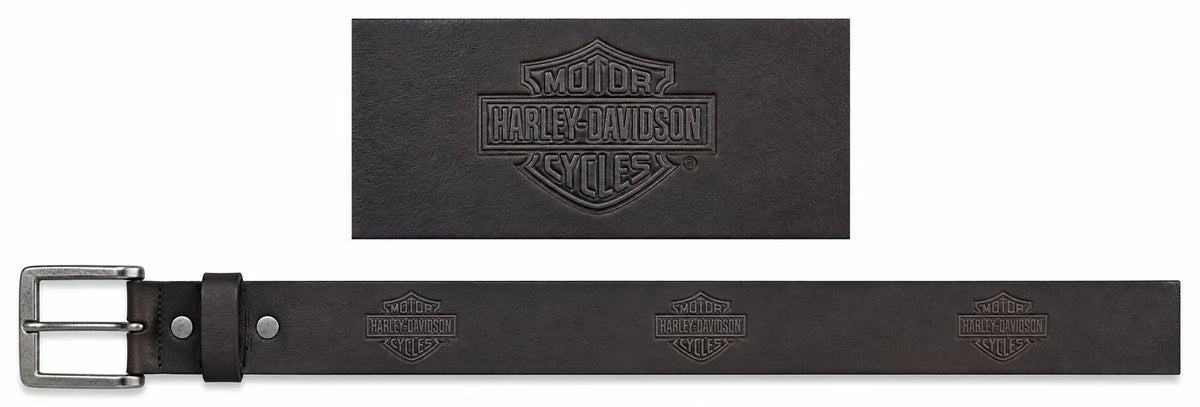 Cintura Harley-Davidson Bar & Shield Repeat nera