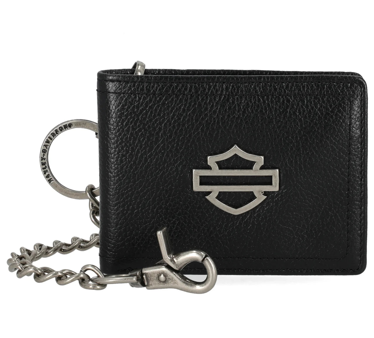 Harley-Davidson® Portafoglio Bar&Shield Slim Bifold in Pelle