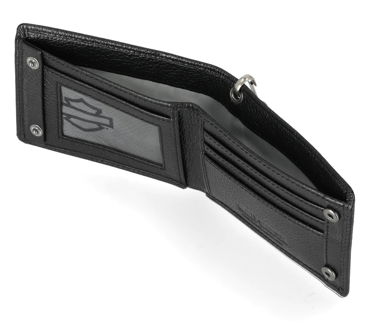 Harley-Davidson® Portafoglio Bar&Shield Slim Bifold in Pelle