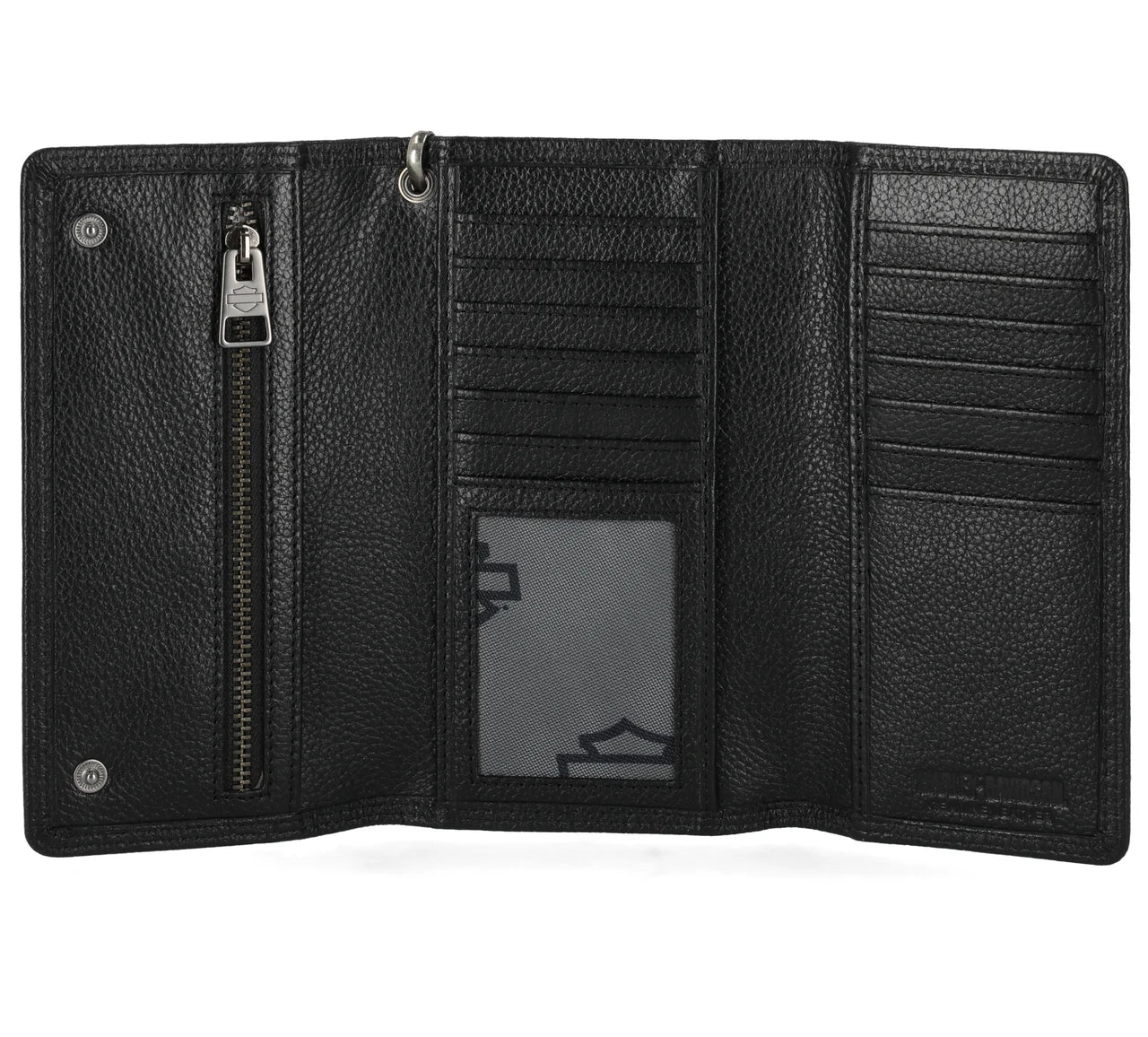 Harley-Davidson® Portafoglio Bar&Shield Trucker in Pelle