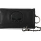 Harley-Davidson® Portafoglio Willie G Skull Trucker in Pelle