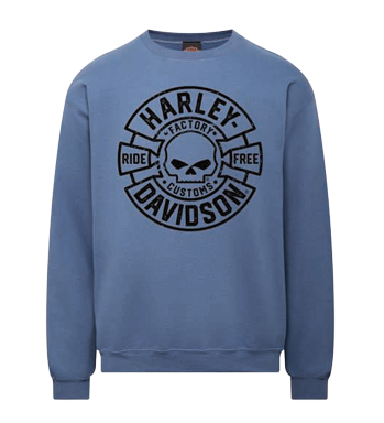 Felpa girocollo Departure Fleece Harley-Davidson Bergamo