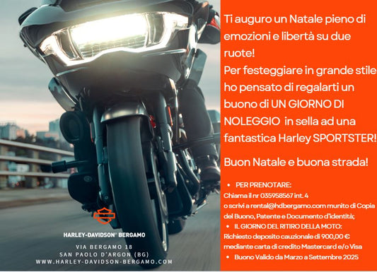 BUONO PER NOLEGGIO SPORTSTER