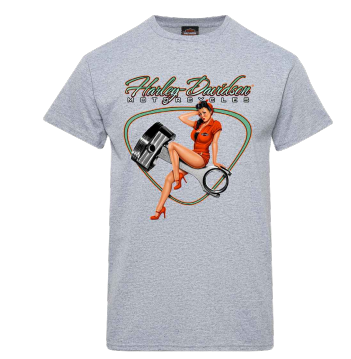 T-Shirt Piston Pinup Harley-Davidson Bergamo