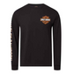 Maglia a manica lunga B&S on Black Harley-Davidson Bergamo