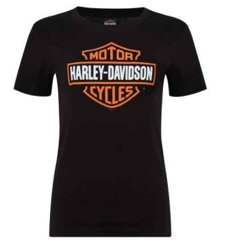 T-Shirt B&S Orange BLK Harley-Davidson Bergamo