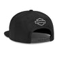 Cappellino da baseball Harley-Davidson con logo tonale 9FIFTY® nero