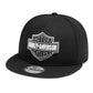 Cappellino da baseball Harley-Davidson con logo tonale 9FIFTY® nero