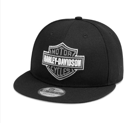 Cappellino da baseball Harley-Davidson con logo tonale 9FIFTY® nero