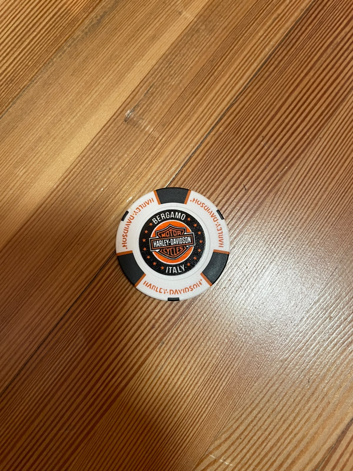 Poker Chips Harley-Davidson Bergamo White