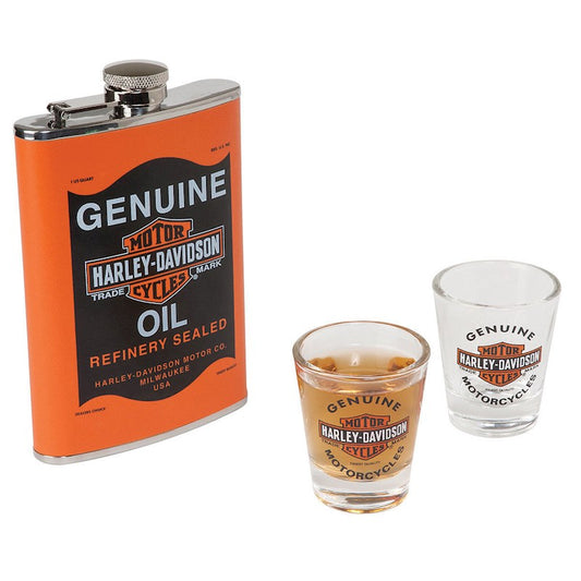 Set di fiaschetta per olio e bicchierino Harley-Davidson®