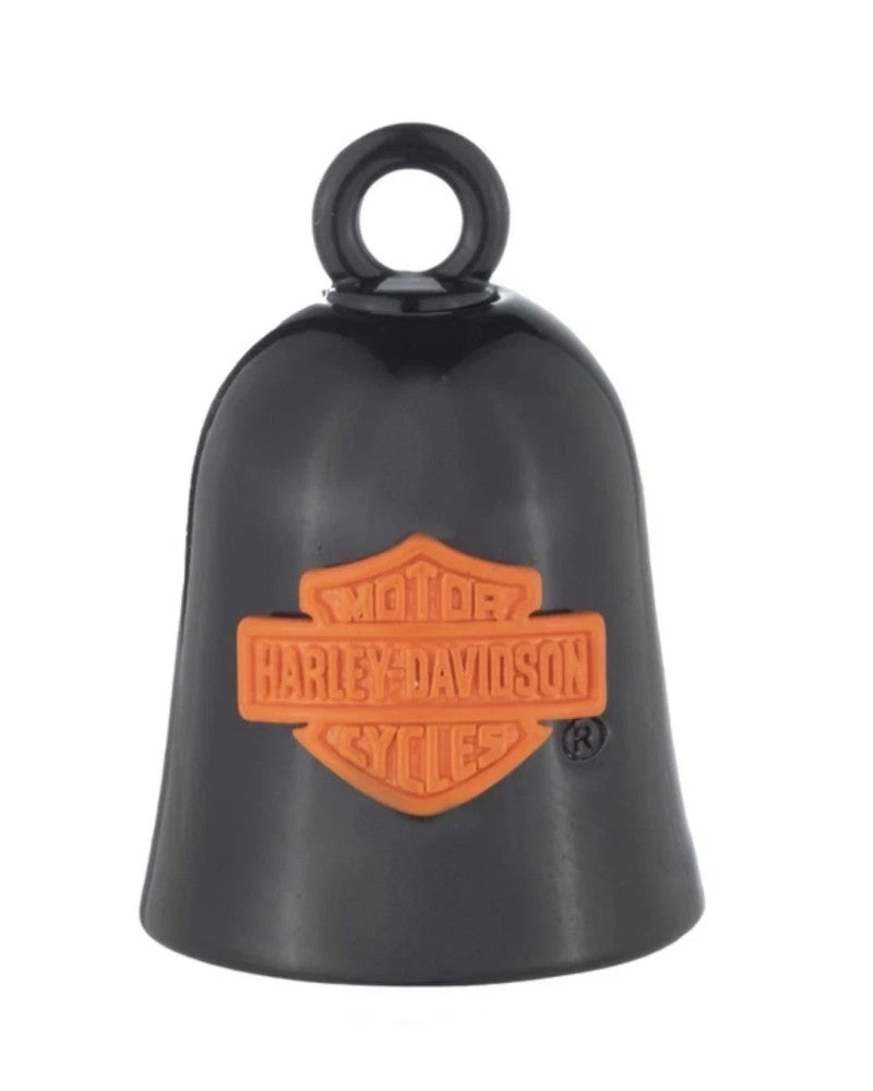 Campanella Harley-Davidson® Black With Orange B&S Ride Bell