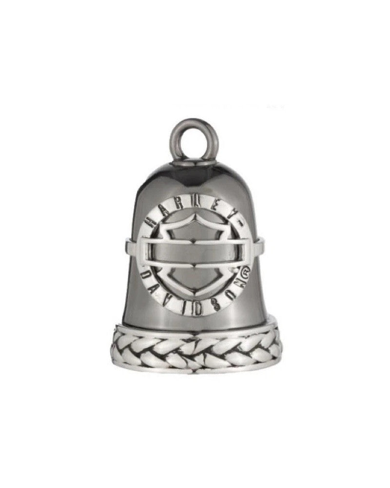 Campanella Harley-Davidson® Hematite Braided Border Ride Bell