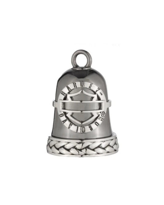 Campanella Harley-Davidson® Hematite Braided Border Ride Bell