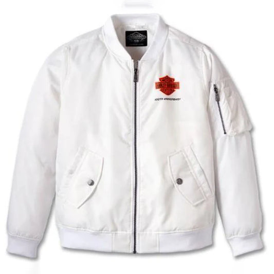 Classic Bomber Jacket - Bar & Shield - Women's