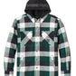 Giacca Harley-Davidson® Traveler Hooded Shirt Jacket - Plaid - Harley Black & Rainforest
