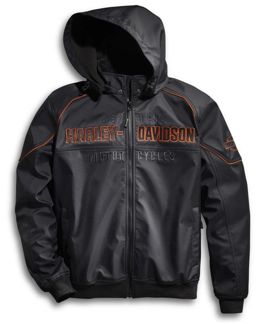 Giacca Harley-Davidson® Men's Idy ll Windproof Soft Shell Jacket Black