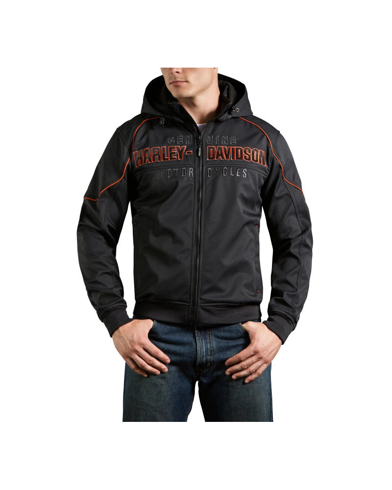 Giacca Harley-Davidson® Men's Idy ll Windproof Soft Shell Jacket Black